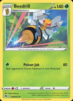 Beedrill card in English