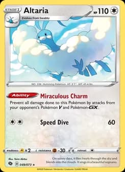 Altaria card in English
