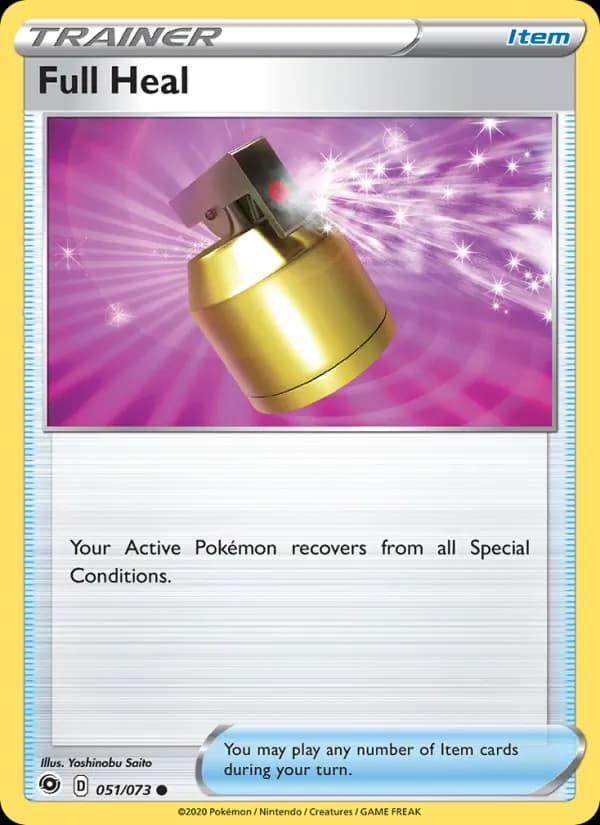 Full Heal card in English