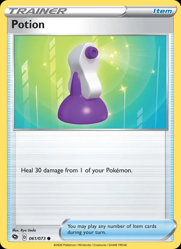 Potion card in English