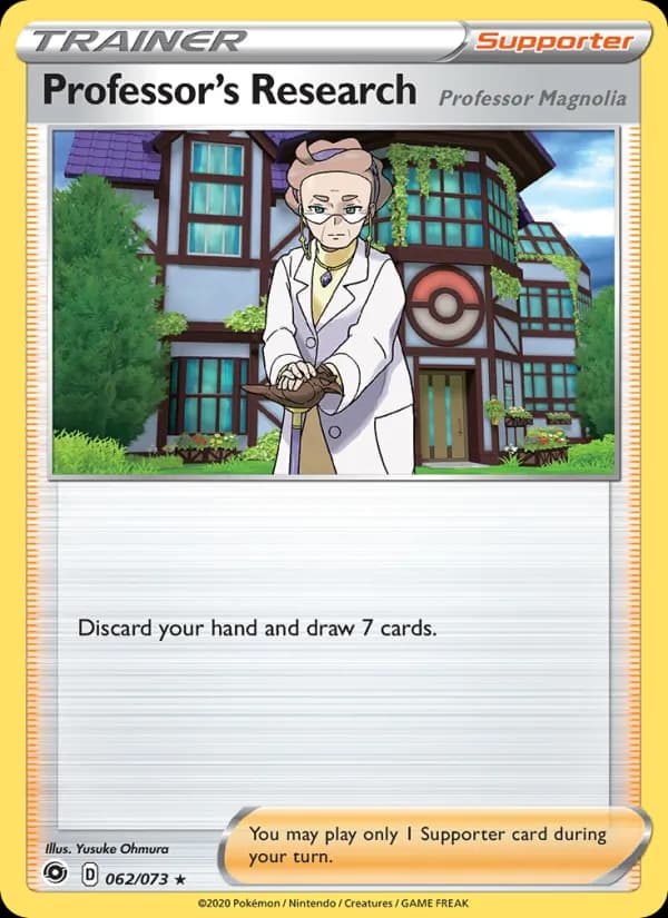 Professor's Research (Professor Magnolia) card in English