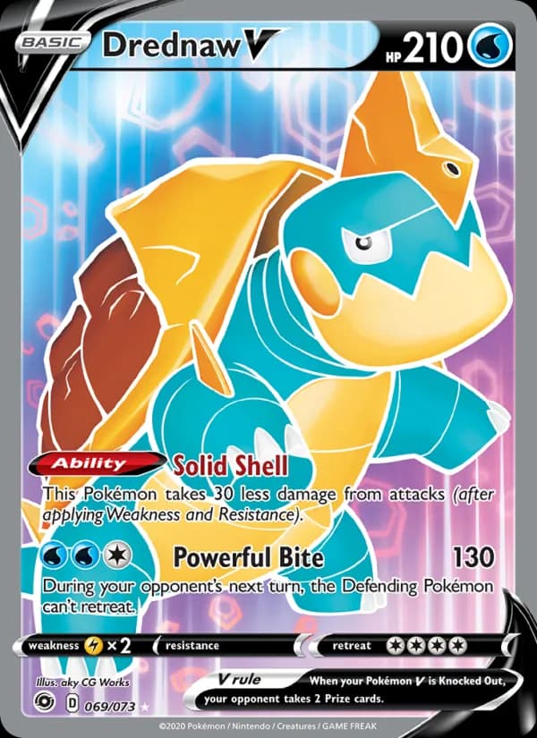 Drednaw V card in English