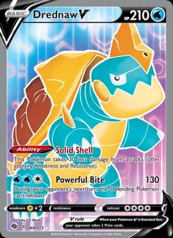 Drednaw V card in English