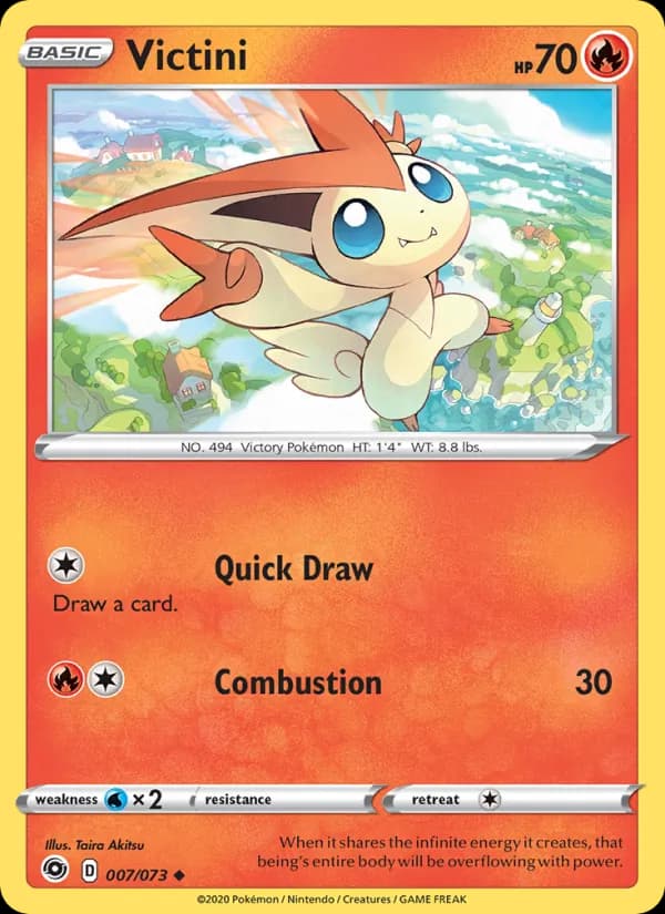 Victini card in English