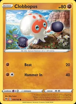 Clobbopus card in English