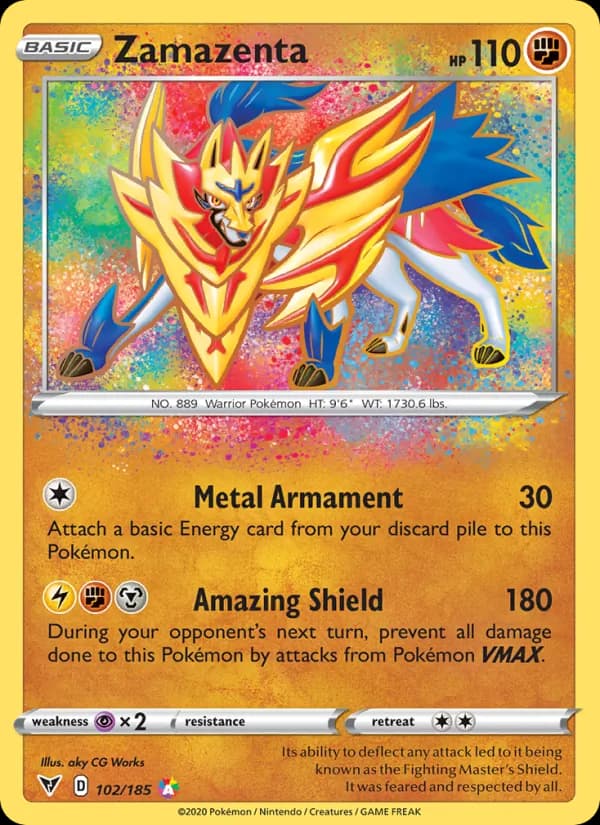 Zamazenta card in English