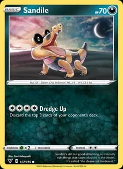 Sandile card in English