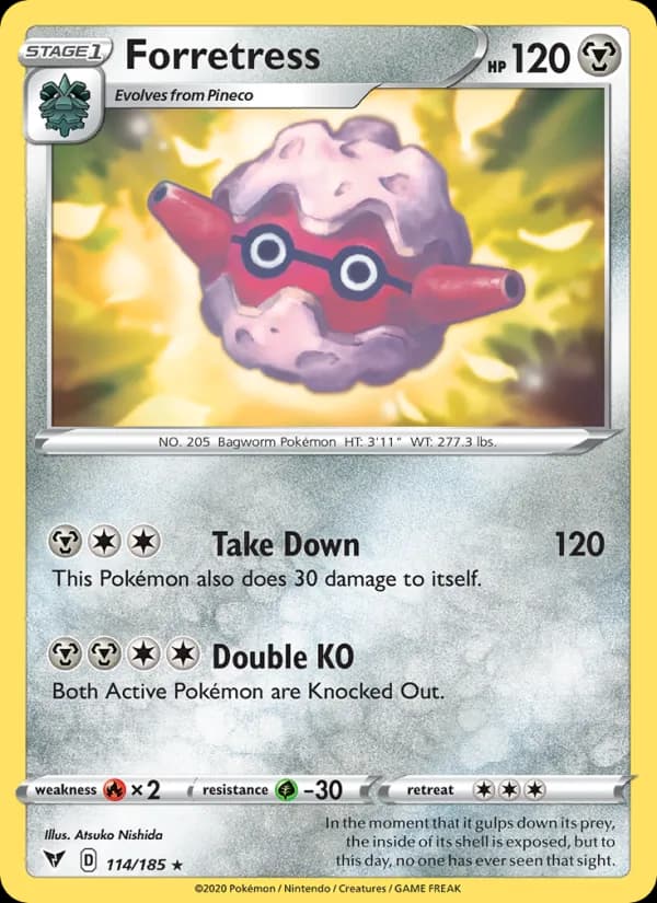 Forretress card in English
