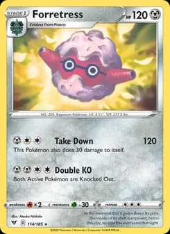 Forretress card in English