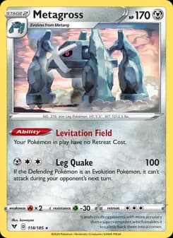 Metagross card in English