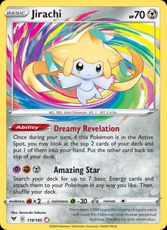 Jirachi card in English