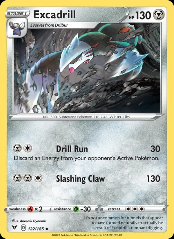 Excadrill card in English