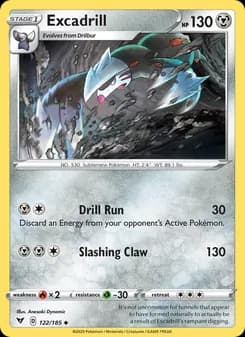 Excadrill card in English