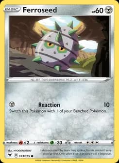 Ferroseed card in English