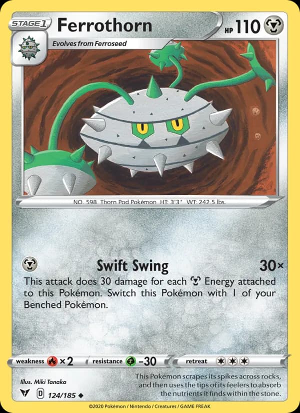 Ferrothorn card in English