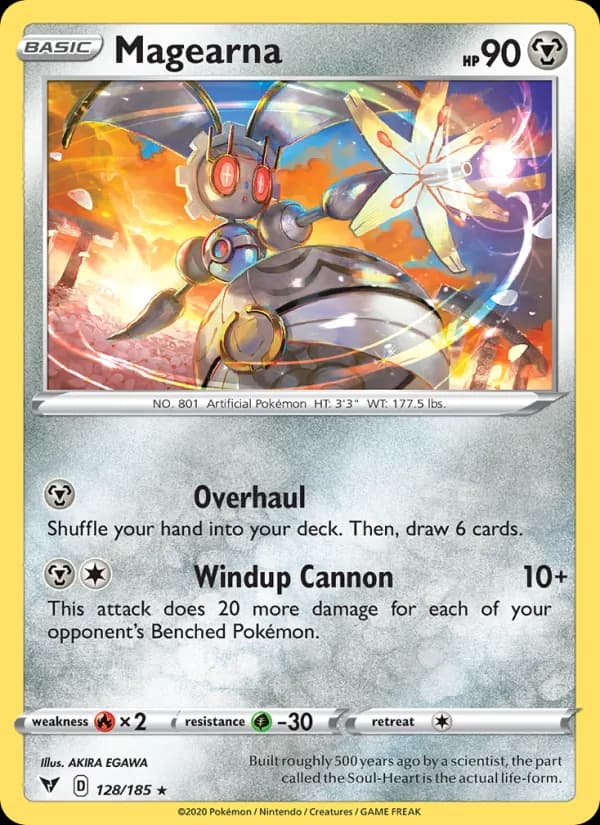 Magearna card in English