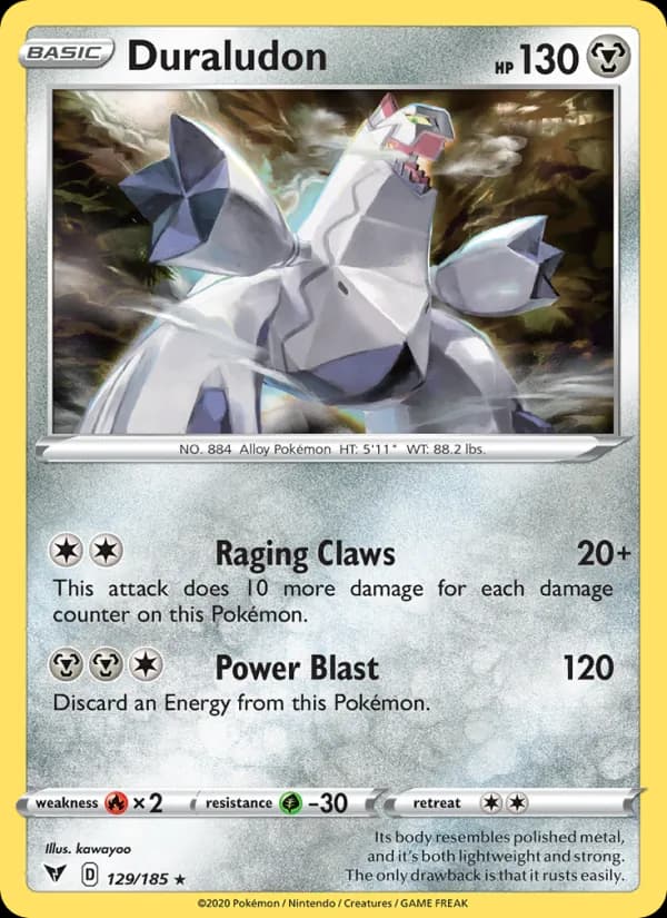 Duraludon card in English