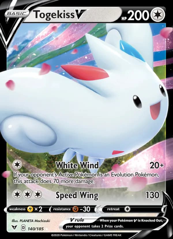 Togekiss V card in English