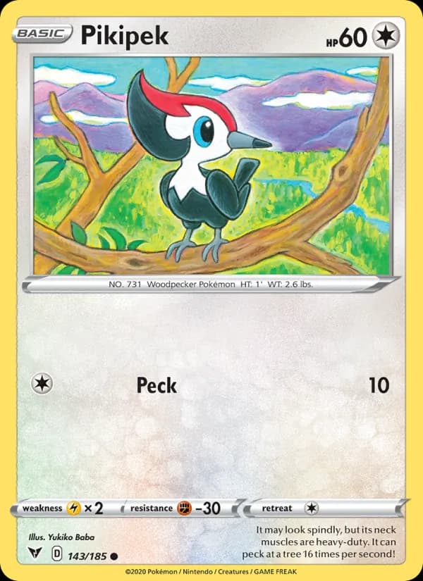 Pikipek card in English
