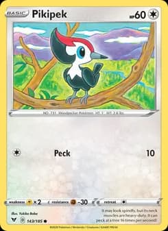 Pikipek card in English