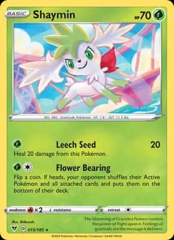 Shaymin card in English