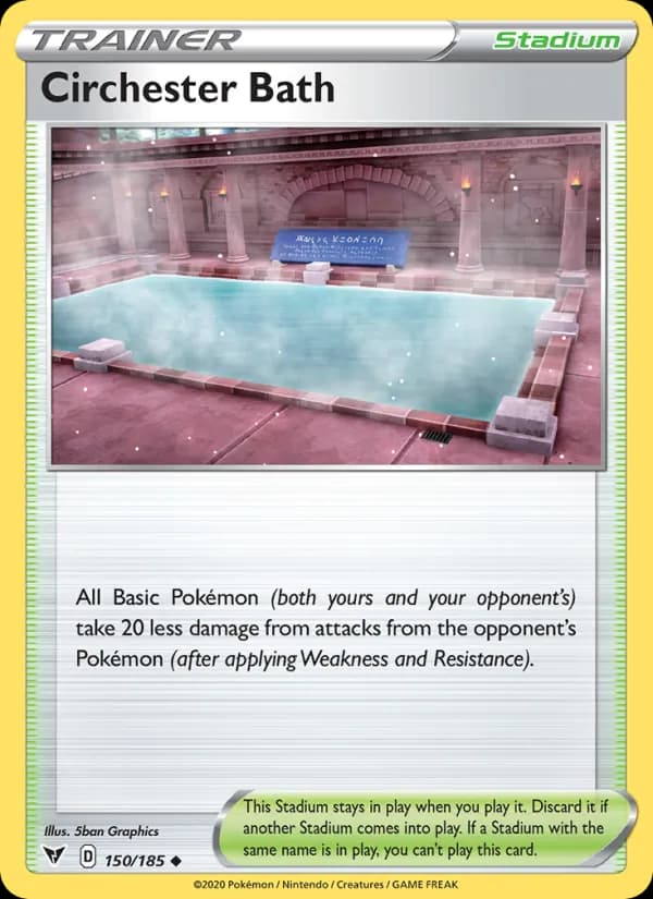 Circhester Bath card in English