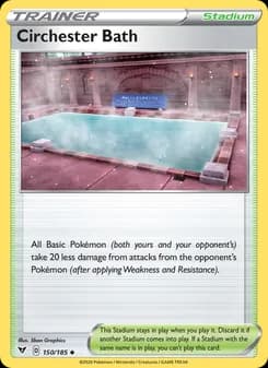 Circhester Bath card in English