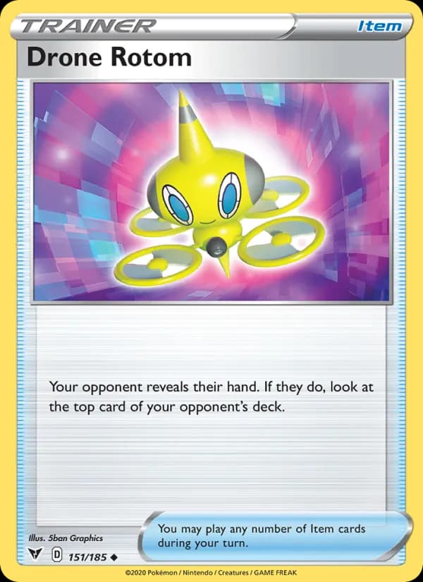 Drone Rotom card in English