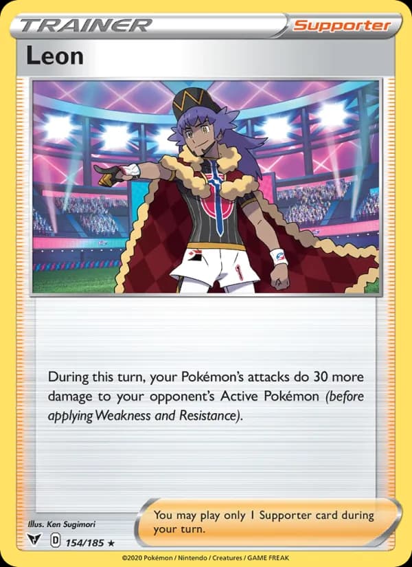 Leon card in English