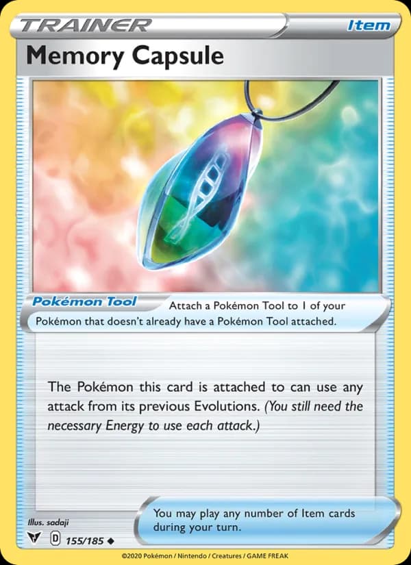 Memory Capsule card in English