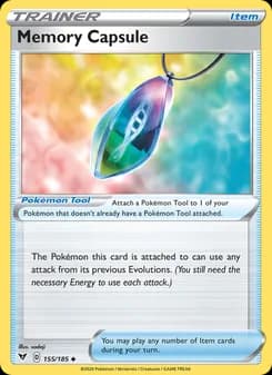 Memory Capsule card in English