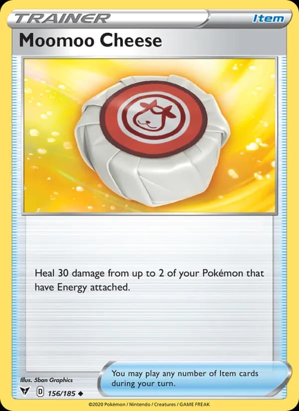 Moomoo Cheese card in English
