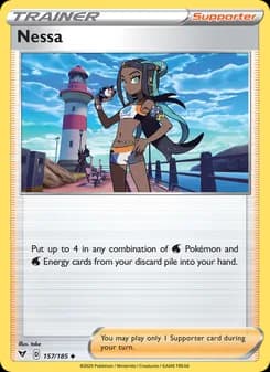 Nessa card in English