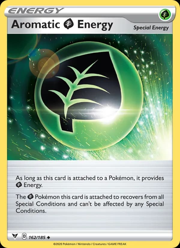 Aromatic Grass Energy card in English