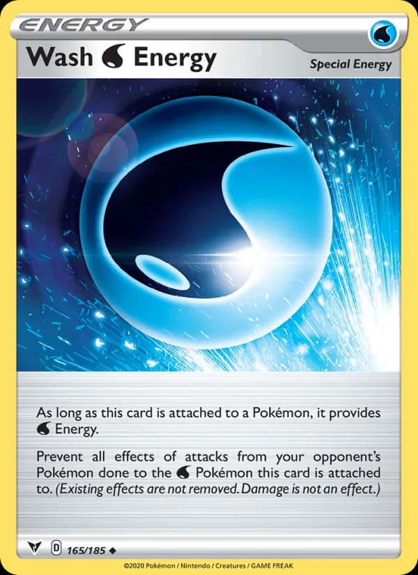 Wash Water Energy card in English