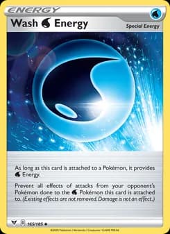Wash Water Energy card in English