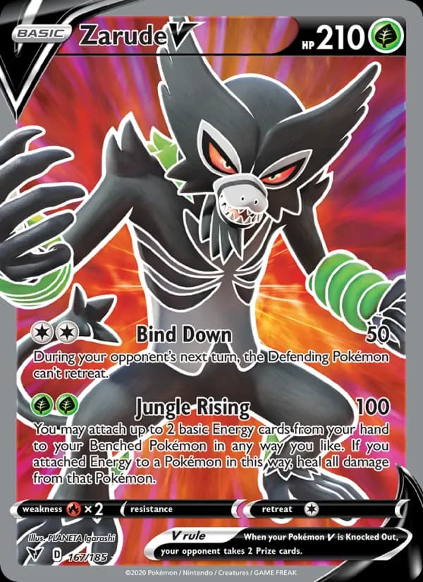 Zarude V card in English