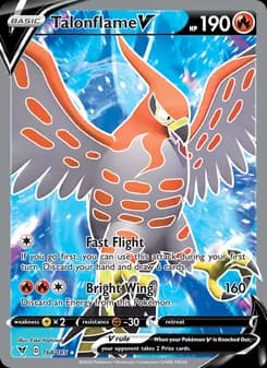 Talonflame V card in English