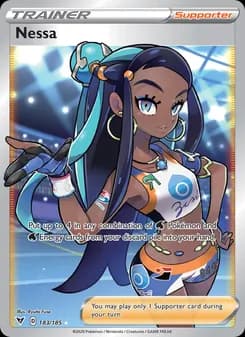 Nessa card in English