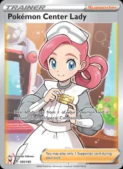 Pokémon Center Lady card in English