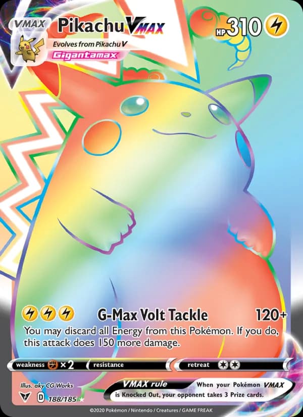 Pikachu VMAX card in English