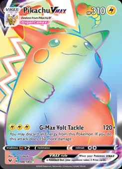 Pikachu VMAX card in English