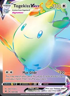 Togekiss VMAX card in English