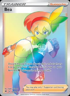 Bea card in English