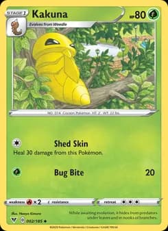 Kakuna card in English