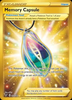 Memory Capsule card in English