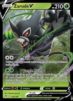 Zarude V card in English