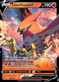 Talonflame V card in English