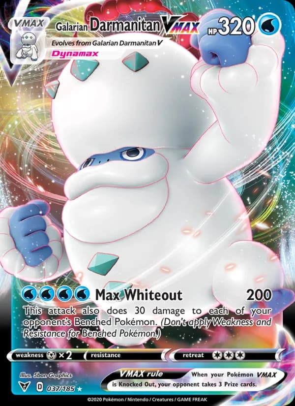 Galarian Darmanitan VMAX card in English