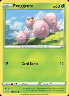 Exeggcute card in English